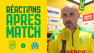 FC Nantes  OM  la réaction des joueurs [upl. by Hope]