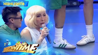 Vice Ganda reveals his and Ions couple shoes  Its Showtime [upl. by Marolda]