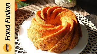 Orange Chiffon Cake Recipe By Food Fusion [upl. by Zachar]