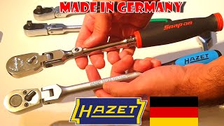 Hazet 38 Long Ratchet VS Snapon Stahlwille and Gedore [upl. by Church535]