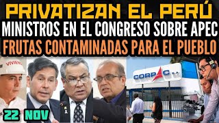 PRIVATIZARÁN AEROPUERTO  MINISTROS DEFIENDEN A NICANOR Y VAN A RENDIR CUENTAS AL CONGRESO  22 NOV [upl. by Happy]