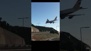 Atterrissage à laéroport de Madère short aviation msfs2020 [upl. by Antone]