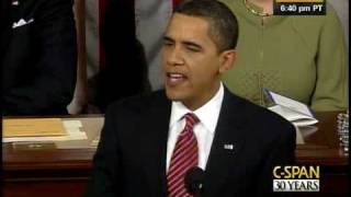 CSPAN President Obama Address to Congress [upl. by Avle412]