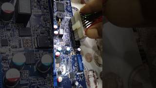 Desktop board 24pin connection  Smps 24pin wire install Desktop board shorts short shortvideo [upl. by Aihsetal]