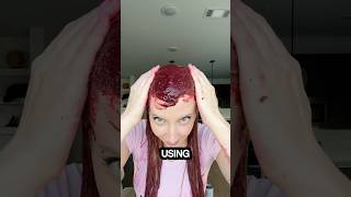 Dying my hair with BLACKBERRIES [upl. by Ycniuqed]