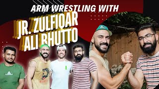 Arm Wrestling with Junior Zulfiqar Ali Bhutto sahb😱☑️🤩juniorzulfiqarbhutto Ali Faisal [upl. by Kassab]