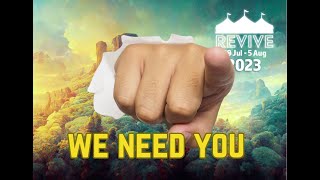 We Need Volunteers for Revive 2023 [upl. by Ijnek]