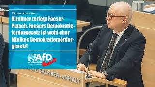 Kirchner zerlegt FaeserPutsch Demokratiefördergesetz ist wohl eher Mielkes Demokratiemördergesetz [upl. by Scoles]