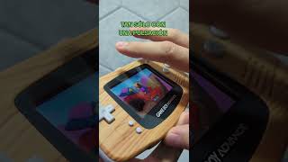 Game Boy Advance IPS de madera gb gba gameboy ips gbamod retropixelados [upl. by Nelsen992]