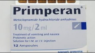 بريمبران أقراص حقن مضاد للقىء والغثيان Primperan amp tab for antiemetic and antinausea injections [upl. by Sesylu]