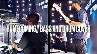 HOMECOMING BY BETHEL BASS amp DRUM COVER [upl. by Garlaand]