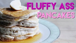 6 Ingredient Fluffy Vegan Pancakes [upl. by Clift]