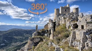 360 VR  INSIDE THE CASTLE OF ROCCA CALASCIO  ABRUZZO ITALY [upl. by Triplett447]