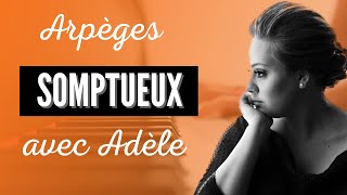 Travaille tes arpèges avec cette intro de Adele partition en description [upl. by Adnolehs]