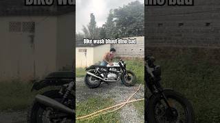 BIKE WASH AND NEW HAIRCUt⚡️mini vlogunknown no gt650cc motorcycle [upl. by Novad]