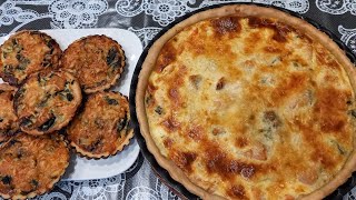 Quiche au saumon et aux épinards [upl. by Ased]