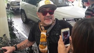 Maradona recebido em euforia no México [upl. by Sedicla319]