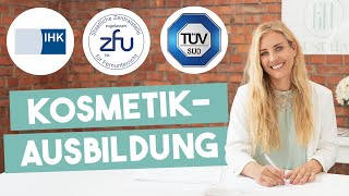 Kosmetikausbildung TÜV AZAV ZFU IHK staatlich anerkannt – was ist das Richtige [upl. by Maurice295]