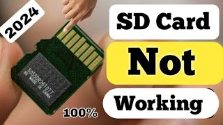 SD Card Not Working  Memory Card Not Working  sd card format problem  sd card not showing [upl. by Eelir]