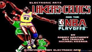 Lakers vs Celtics gameplay PC Game 1989 [upl. by Jenine]