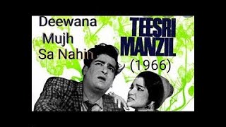 Deewana Mujh sa Nahin  Flute Cover  Teesri Manzil [upl. by Androw]