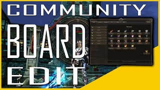 PART  2  How to customize the COMMUNITY BOARD amp FIX ERRORS [upl. by Hammad]