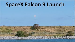 Amazing View of the SpaceX Falcon 9 Launch from Port Canaveral Florida cruise terminal SpaceX USA [upl. by Symon]