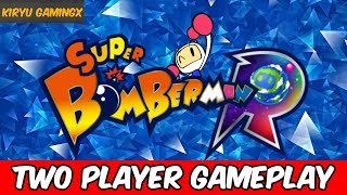 Super Bomberman R PS4 Two Player Gameplay [upl. by Airretal]