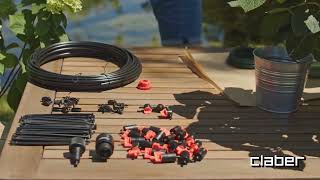 Claber Drip Irrigation Kit with Logica Timer  90766 [upl. by Edrock196]