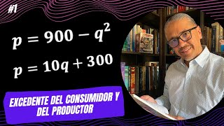 Excedente del Consumidor y del Productor 1 con mathfelix Profe Félix Fernández [upl. by Case]