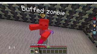 Can a Buffed Zombie Defeat Minecrafts toughest Mobs [upl. by Tahmosh]