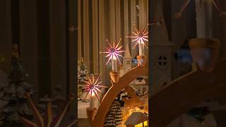 In Germany windows decorations christmas celebration starts youtubeshorts christmas shorts [upl. by Ahsaz]