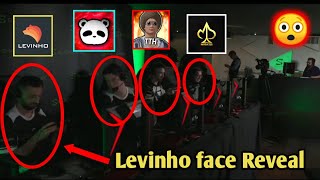 Levinho Real Cam Face Reveal  Levinho  Panda  TalkToHand  MrBates Playing PUBG Mobile Together [upl. by Andres422]