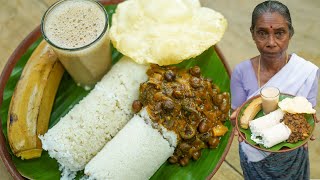 Kerala Breakfast Puttu  Kadala Curry  Tea  Tasty amp Healthy Breakfast [upl. by Valdemar388]