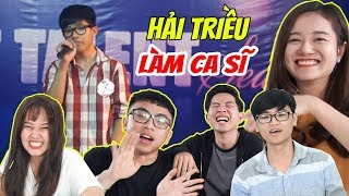 Schannel REACTION  CỰC SỐC KHI XEM HẢI TRIỀU LÀM CA SĨ 😂 [upl. by Solim]