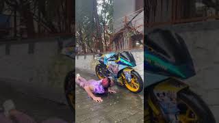 UmanSayyed bike mickey haters ne tod diye 😭😭 youtubeshorts shorts [upl. by Doubler]