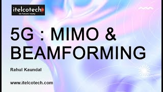 5G  MIMO amp Beamforming basics explained with live demo [upl. by Helene]