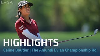 Celine Boutier Highlights  The Amundi Evian Championship Round 4 [upl. by Monteith]