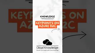 Keypoints on Azure Active Directory B2C b2c AzureADb2c b2ctanent b2b shortsfeed [upl. by Ayitahs]