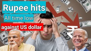 quotWhy the Indian Rupee Hit an AllTime Low Against the Dollar  What’s Next for India’s Economy [upl. by Allets]