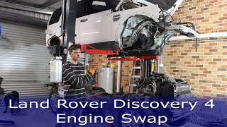 Land Rover Discovery 4 30 Engine swap [upl. by Cordy]