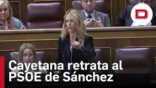 Cayetana Álvarez de Toledo retrata al PSOE de Sánchez por sus pactos con Bildu y con Puigdemont [upl. by Loreen]