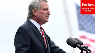 De Blasio Asked If He Will Run For Governor In 2022 [upl. by Nadab88]