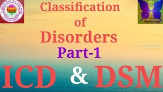 Classification of Disorders मनोविकारों का वर्गीकरण by Dr Abhishek Singh [upl. by Quintus]