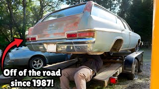 Episode 2 1966 Chevy Impala wagon Time to get it back on the road barnfind musclecar carguys [upl. by Annaierb947]