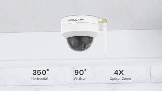 Foscam D4Z  4MP Dome IP Camera PTZ [upl. by Deyes]