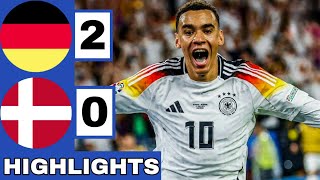 ⚪️ Germany vs Denmark 20 All GOALS amp Extended HIGHLIGHTS  EURO 2024 Round Of 16 [upl. by Sauveur]