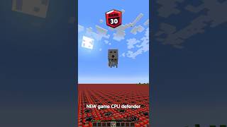 New game CPU defender🤯 minecraft memes [upl. by Hux338]