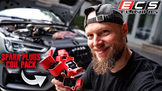 Installing Spark Plugs amp Coil Packs on the B9 S4 STAGE 3 PREP [upl. by Eynobe]