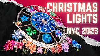 4K Christmas Light Show on 5th Avenue SAKs in NYC 2023 [upl. by Melantha]